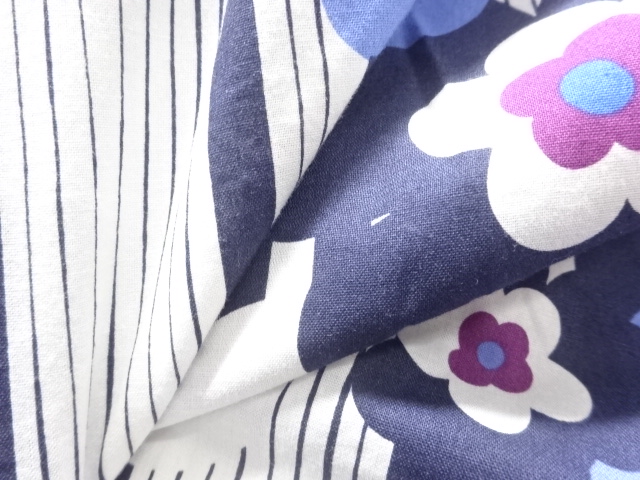  花模様子供浴衣